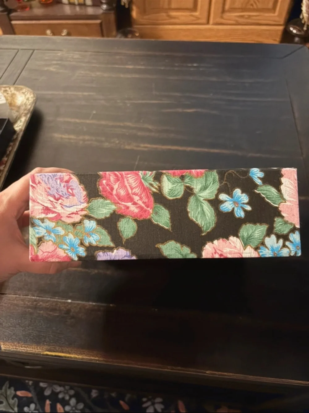 Vintage Floral Jewelry Box